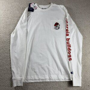 Champion Georgia Bulldogs Logo T-shirt White Women’s Size Small